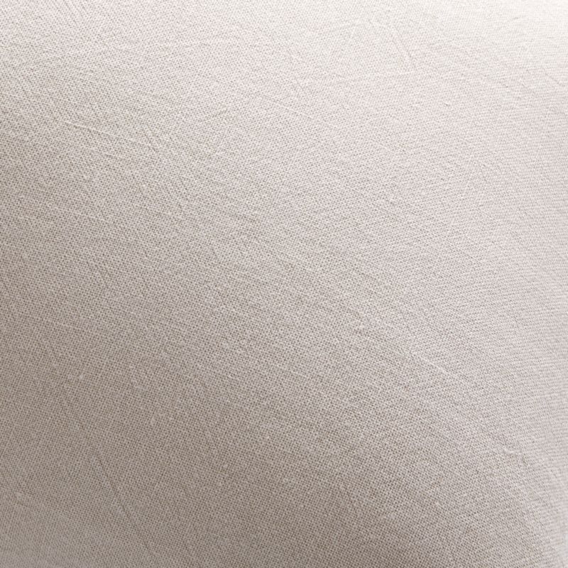 Linen Steel 20" Pillow with Feather-Down Insert - Image 9
