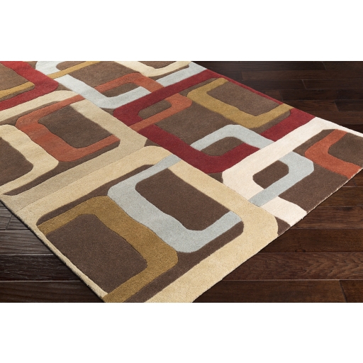 Forum Brown Indoor 9' x 12' Handmade Rug - Image 2