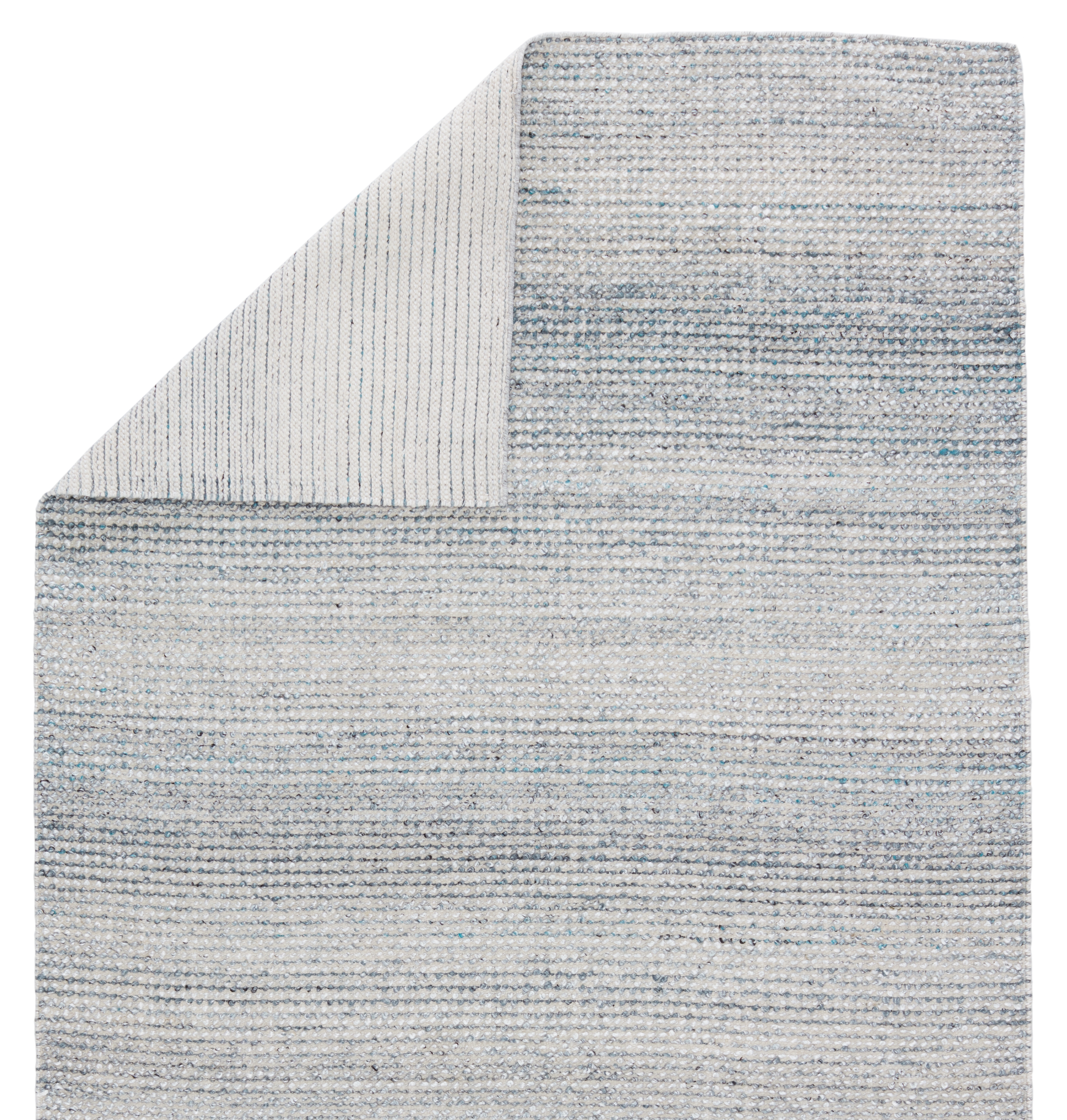 Crispin Indoor/ Outdoor Solid Blue/ White Area Rug (7'10"X10'10") - Image 2