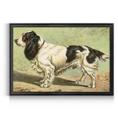 Mans Best Friend V - Picture Frame Painting on Canvas - Image 0