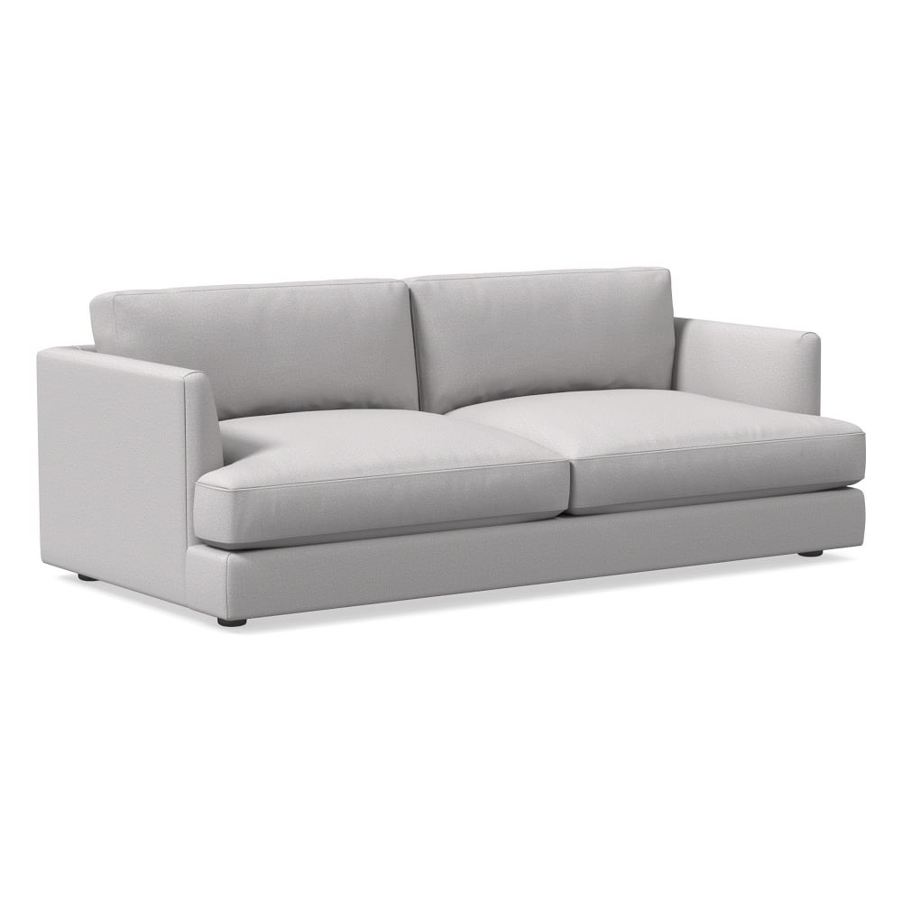 Open Box: Haven Queen Sleeper Sofa, Trillium, Performance Chenille Tweed, Frost Gray, Concealed Supports - Image 0