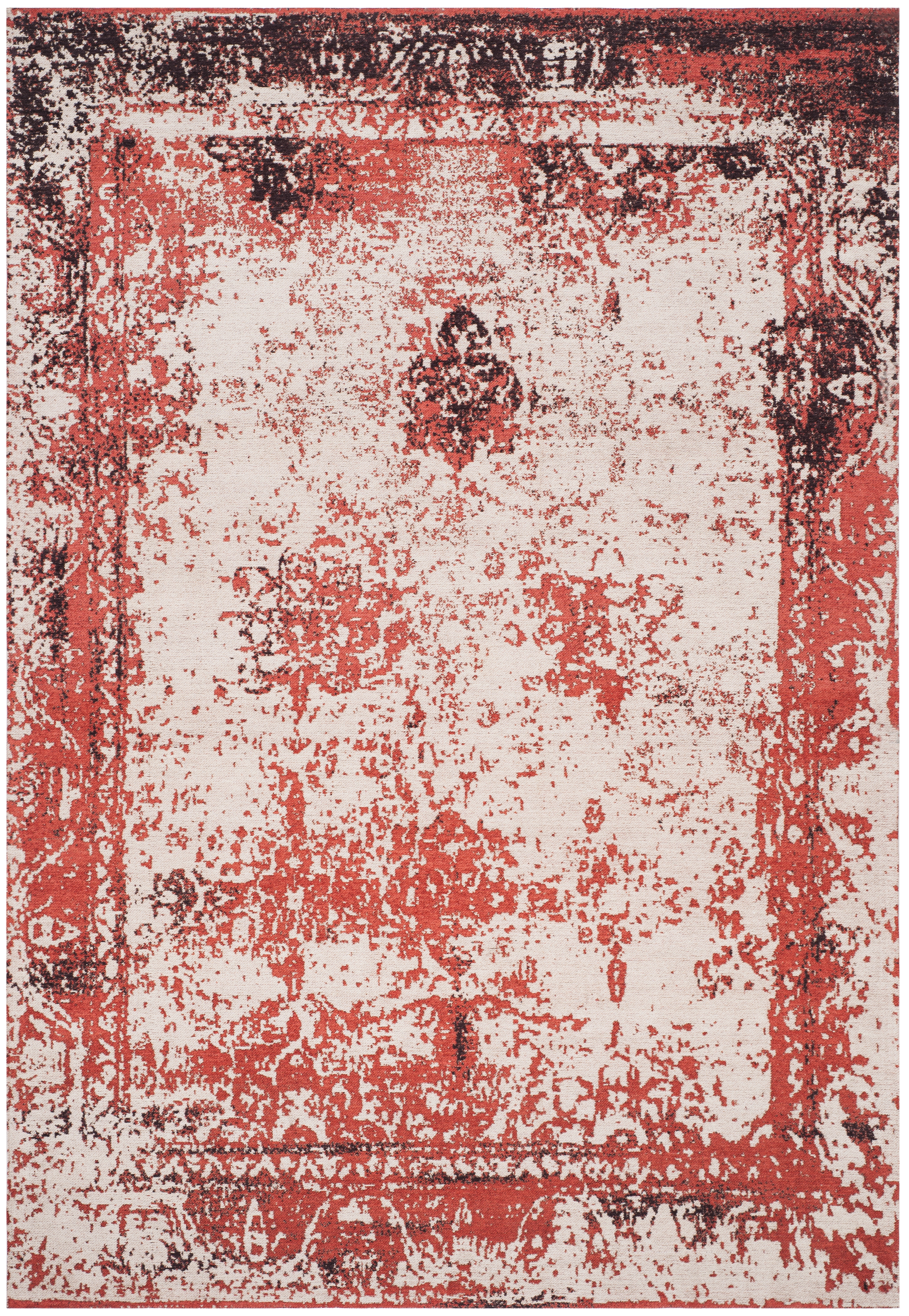 Arlo Home Woven Area Rug, CLV125B, Red,  8' X 11' - Image 0