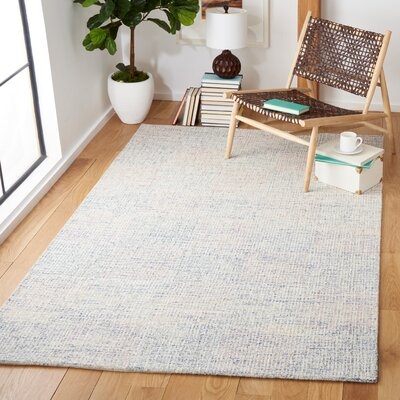 Metro 909 Area Rug In Blue / Ivory - Image 0