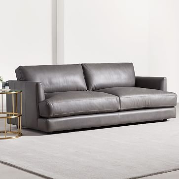 Haven Sofa, Trillium, Vegan Leather, Molasses - Image 1