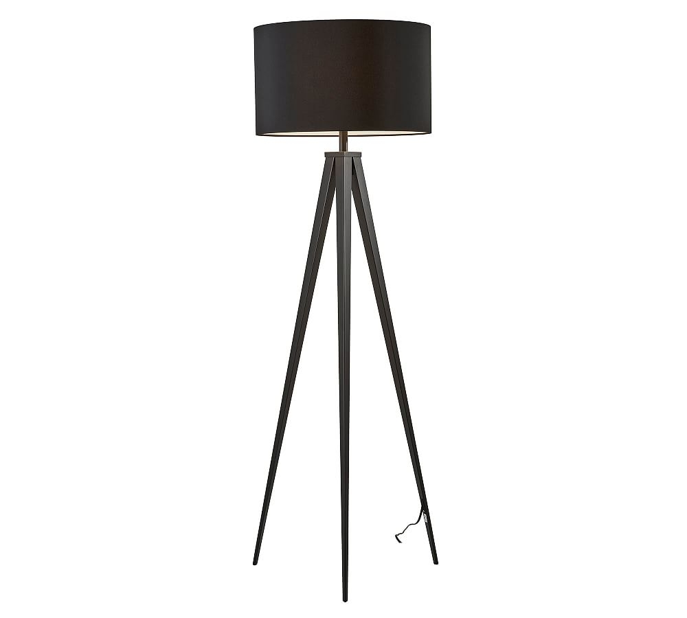 Ibra Floor Lamp, Black - Image 0