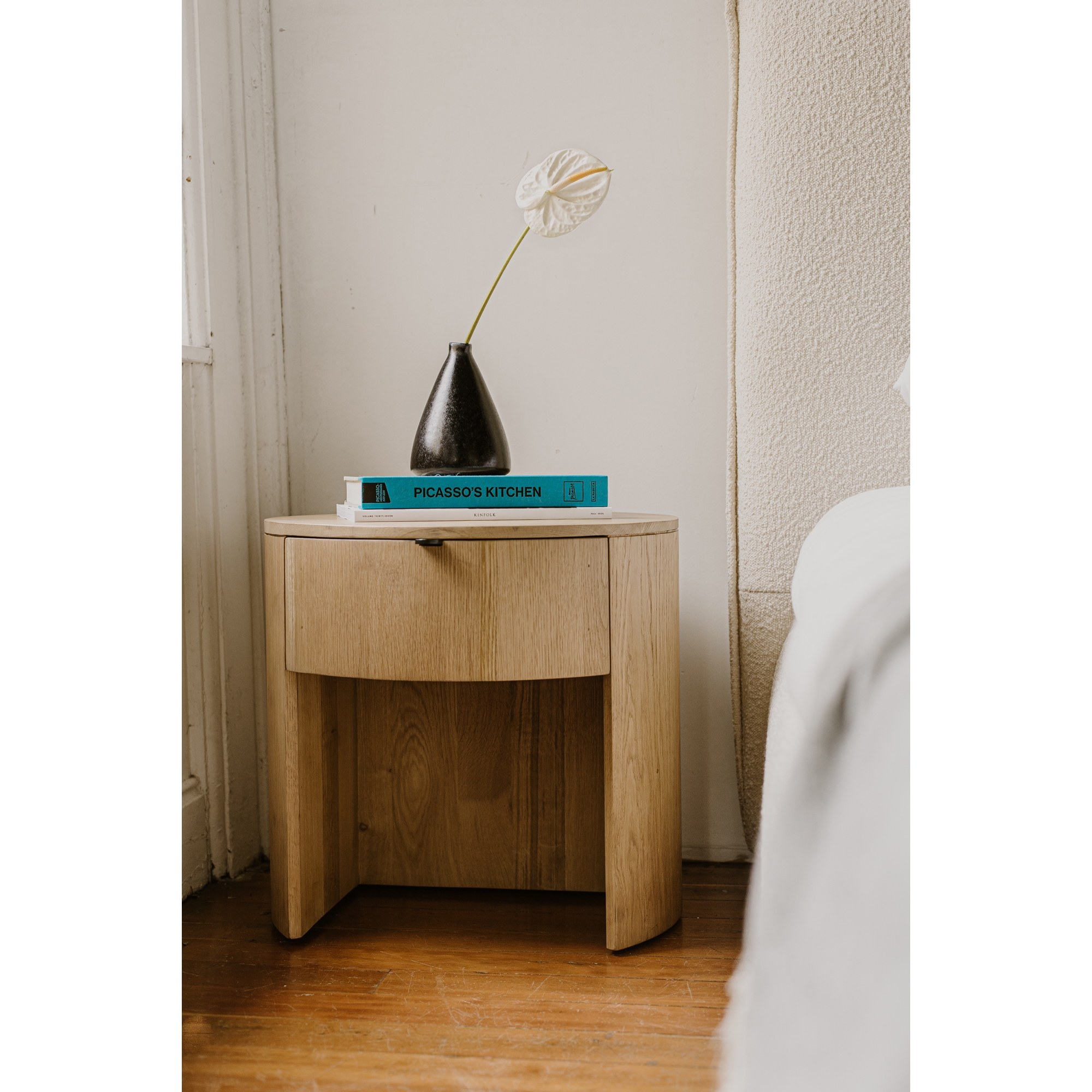Theo One Drawer Nightstand - Image 7