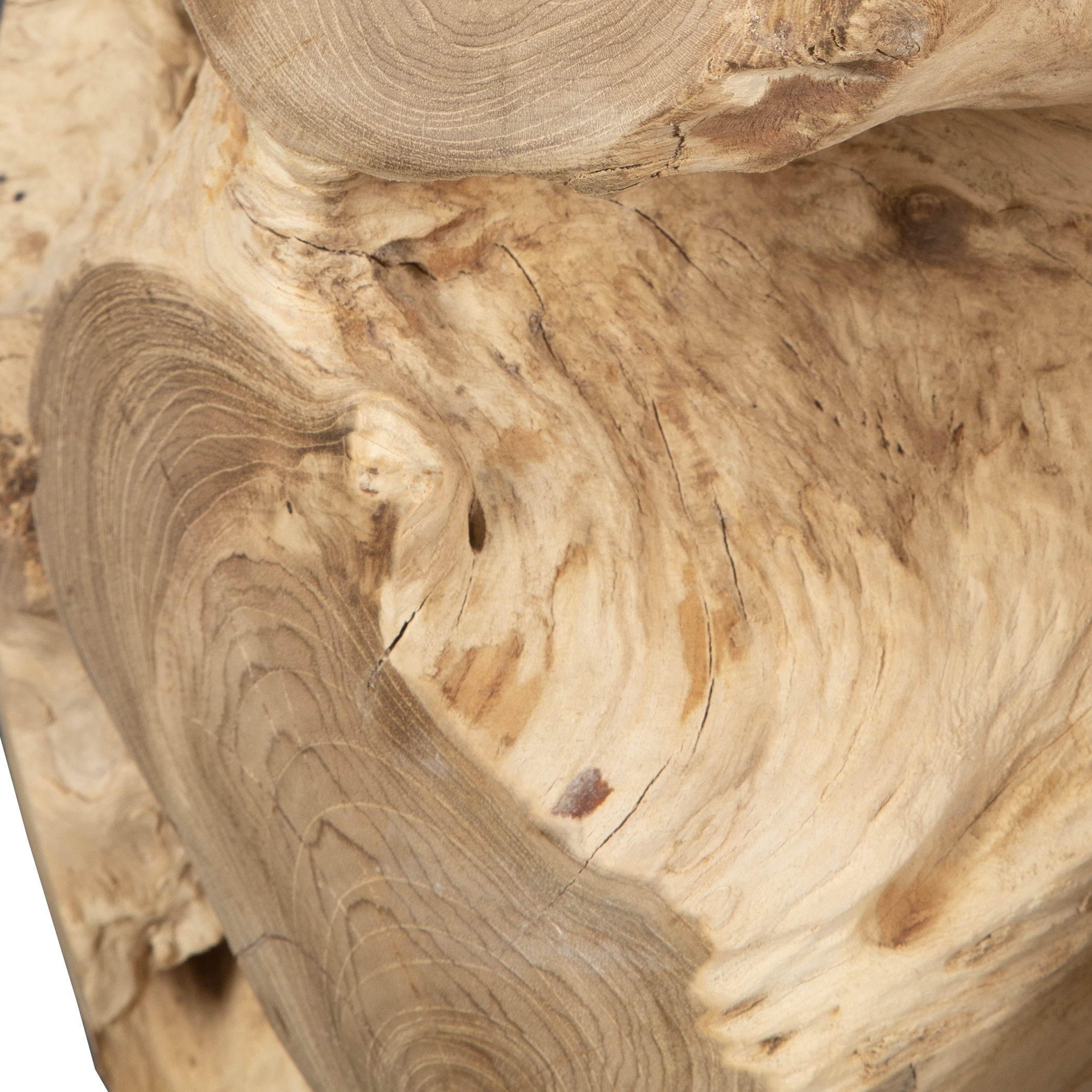 Sola Handcrafted Teak Side Table - Image 7