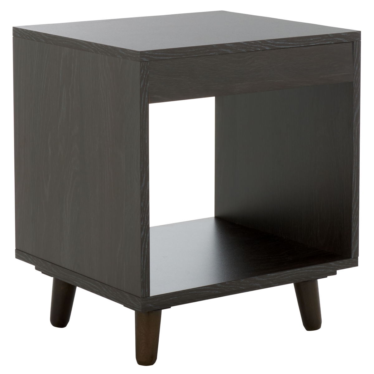 Yona Open Shelf Accent Table - Black - Image 8