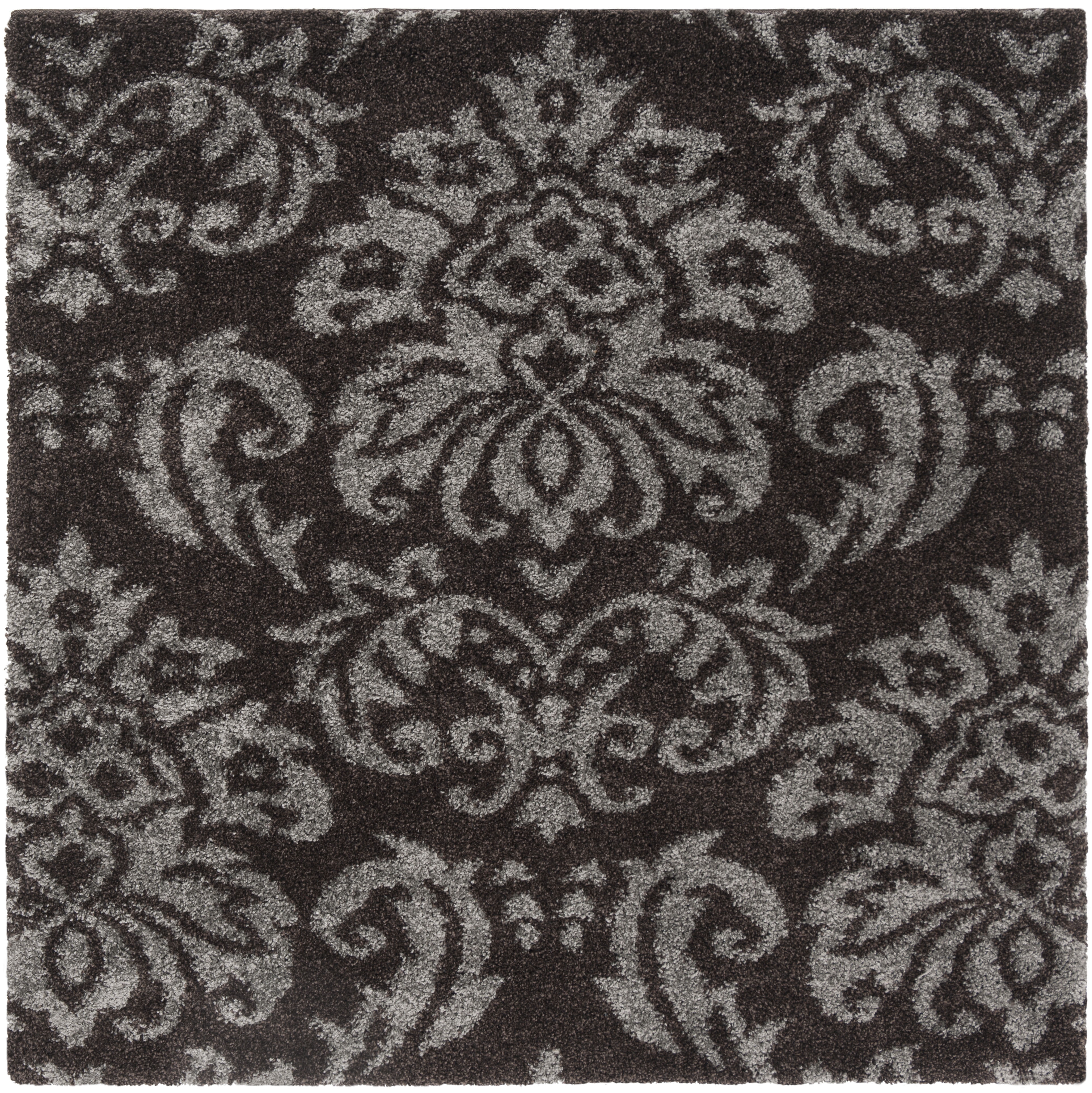 Arlo Home Woven Area Rug, SG460-2879, Dark Brown/Smoke,  5' X 5' Square - Image 0