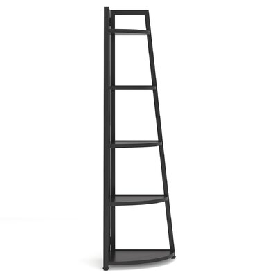 Paxton 5 Tier Corner Rustic Ladder Shelf - Image 0