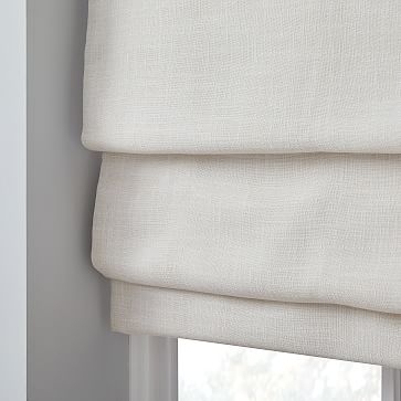 Crossweave Cordless Shade, Blackout Lining, Natural Canvas 32"x64" - Image 0