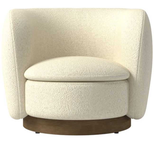 Muir Swivel Chair Bloce Cream by Lawson-Fenning - Image 0