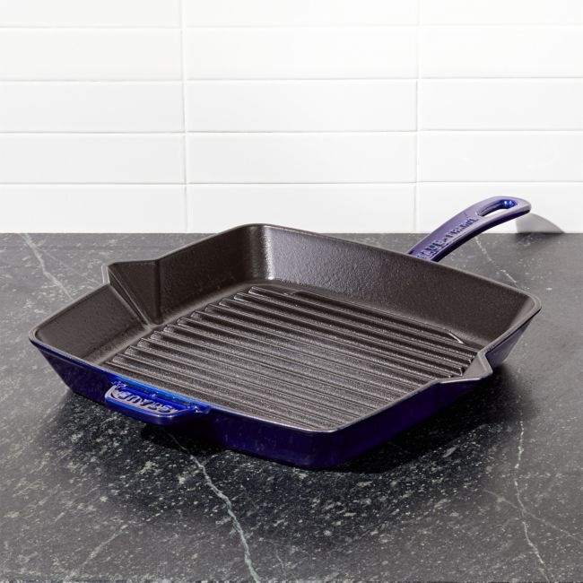 Staub ® Dark Blue 12" Square Grill Pan - Image 0