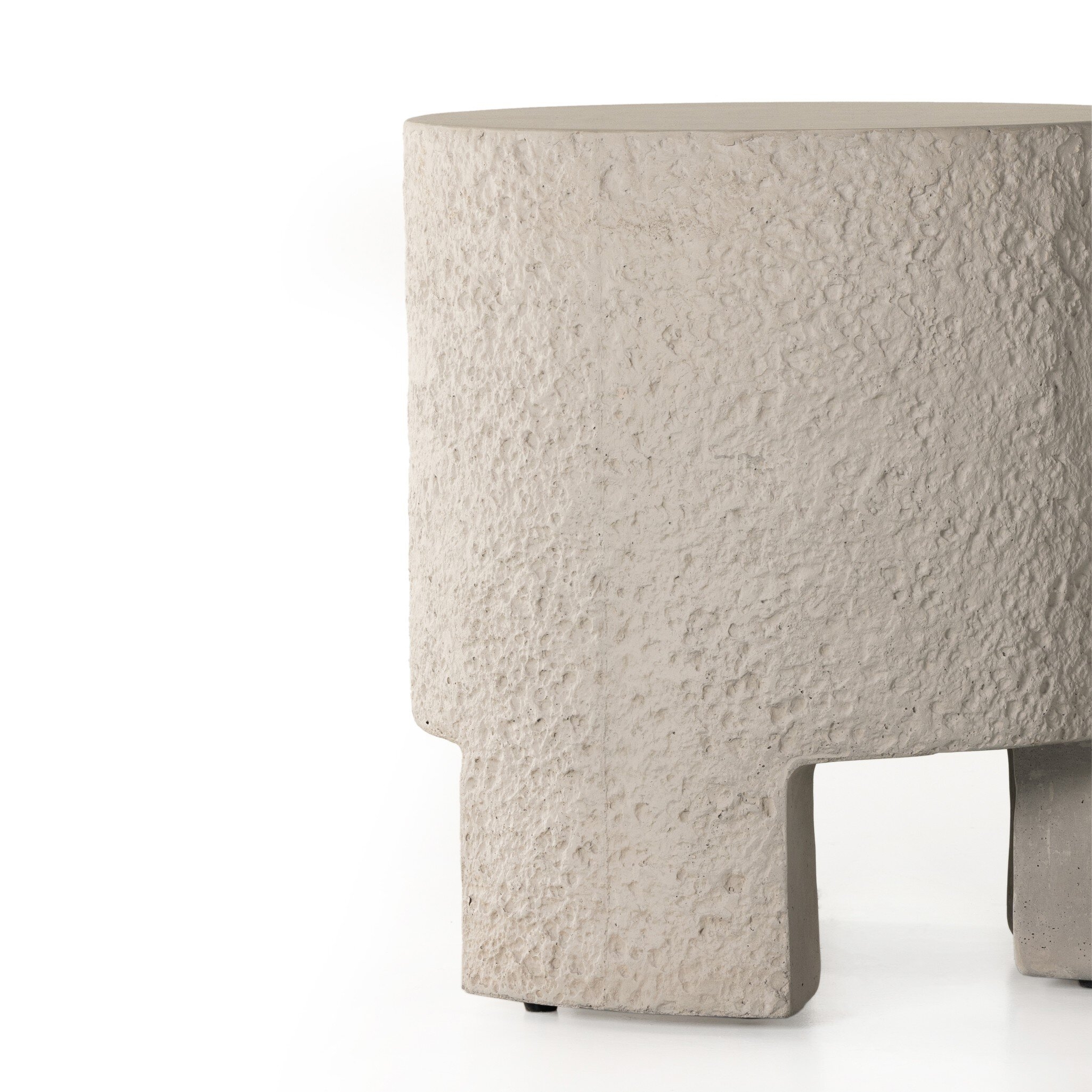 Kember Outdoor End Table - Matte White - Image 9