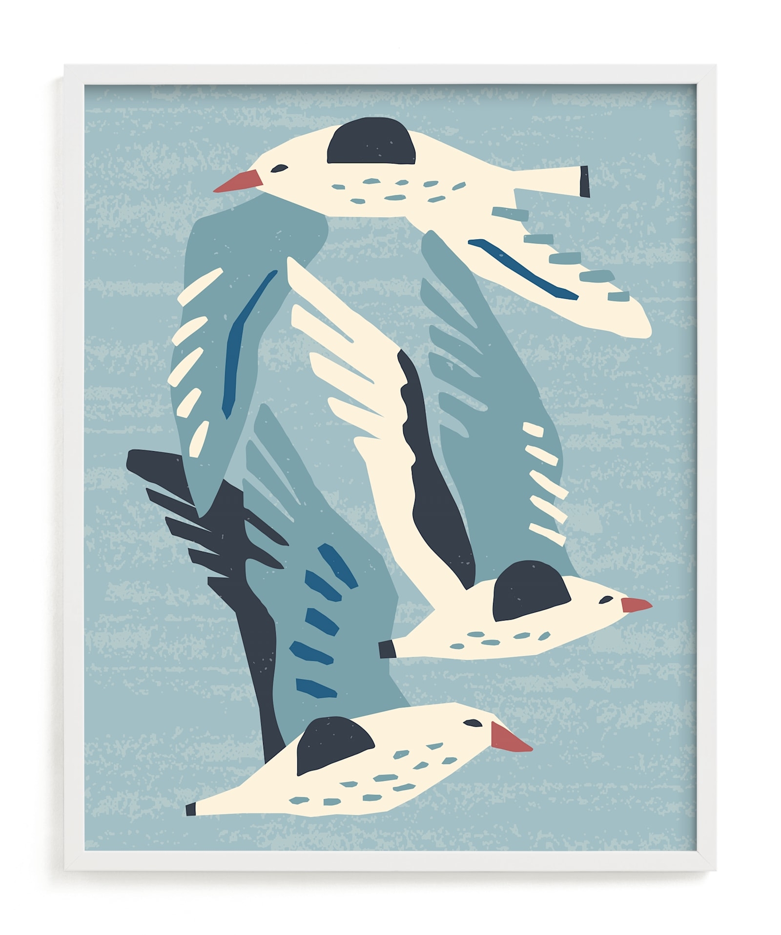 Seagulls Limited Edition Fine Art Print 2 - Image 0