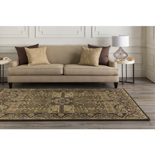 Caesar Brown Indoor 8' x 10' Handmade Rug - Image 0