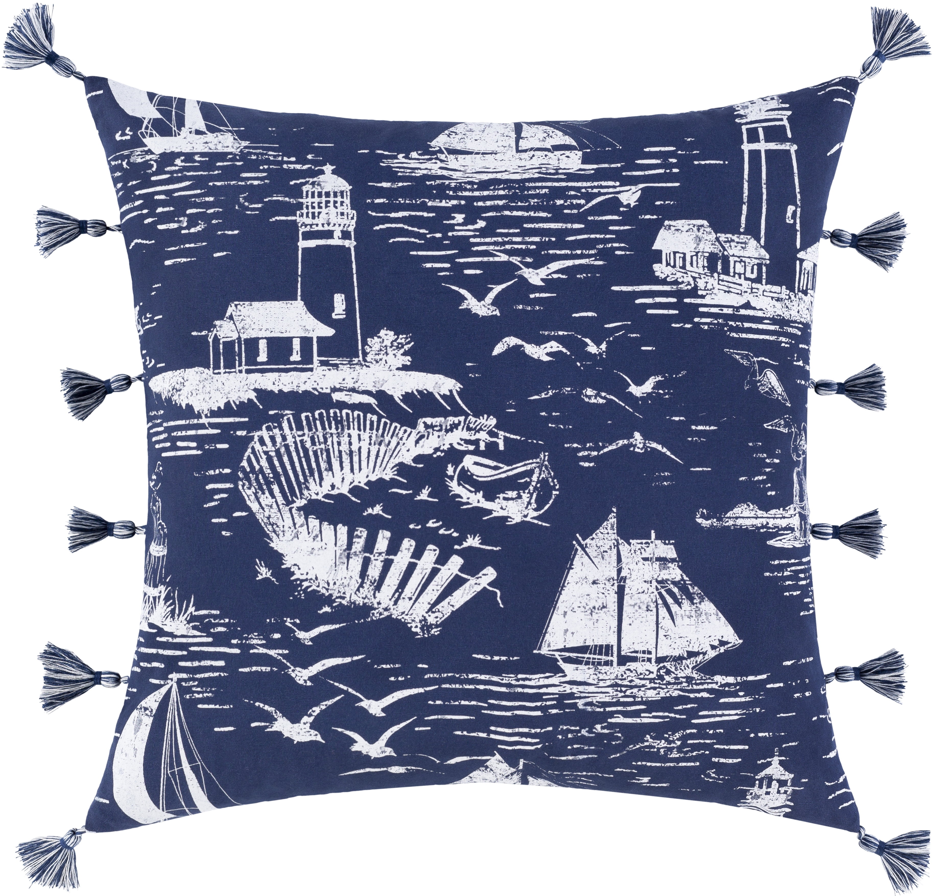 Castaway CWA-002 22"L x 22"W Polyester Filled Pillow - Image 0