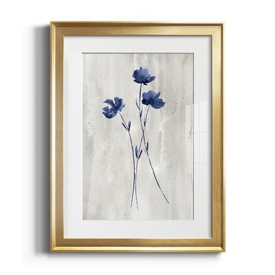 Indigo Botanical III by J Paul - Picture Frame Print on Paper - Image 0