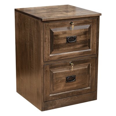 Traditional 2 Drawer File Cabinet 113 Cherry - Image 0