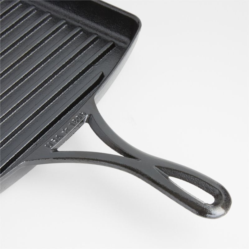 Lodge Blacklock 12" Square Seasoned Cast Iron Grill Pan - Image 1