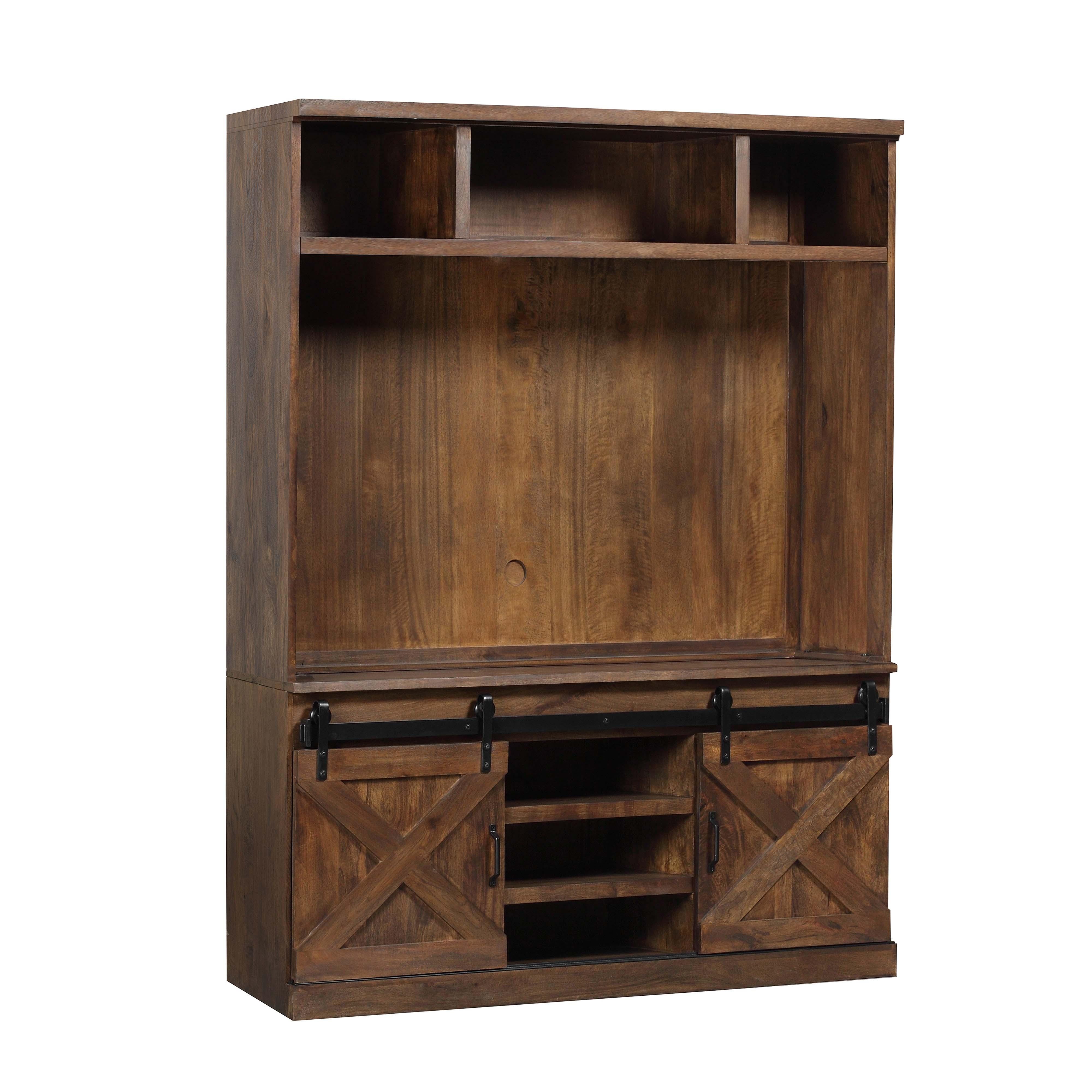 Dawson Rustic Brown Entertainment Center - Image 3
