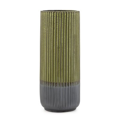 Palma Green Indoor / Outdoor Ceramic Table Vase - Image 0