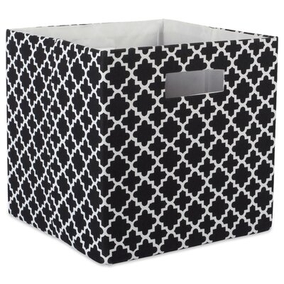 Cube Lattice Square Fabric Polyester Bin - Image 0