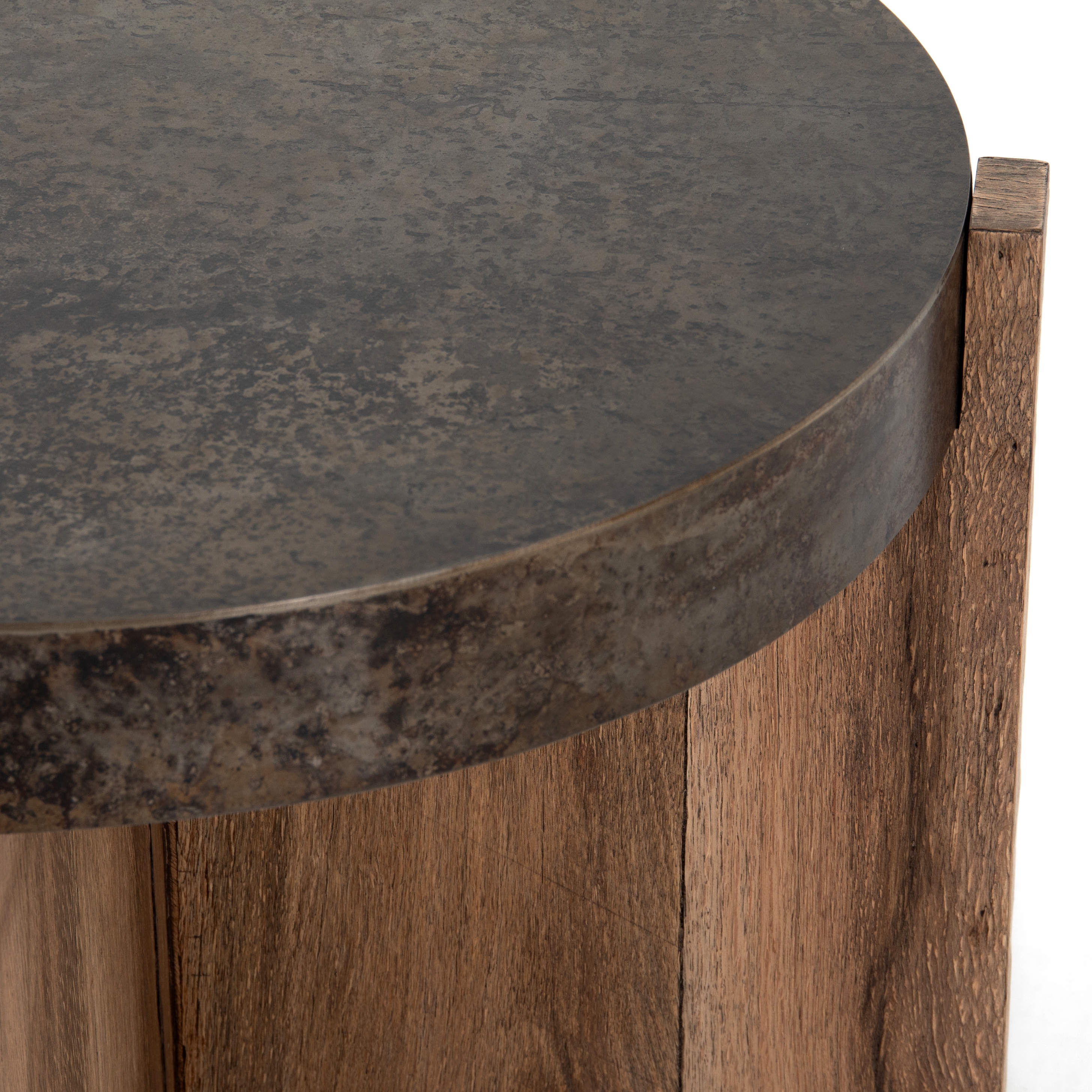 Bingham End Table - Rustic Oak Veneer - Image 7