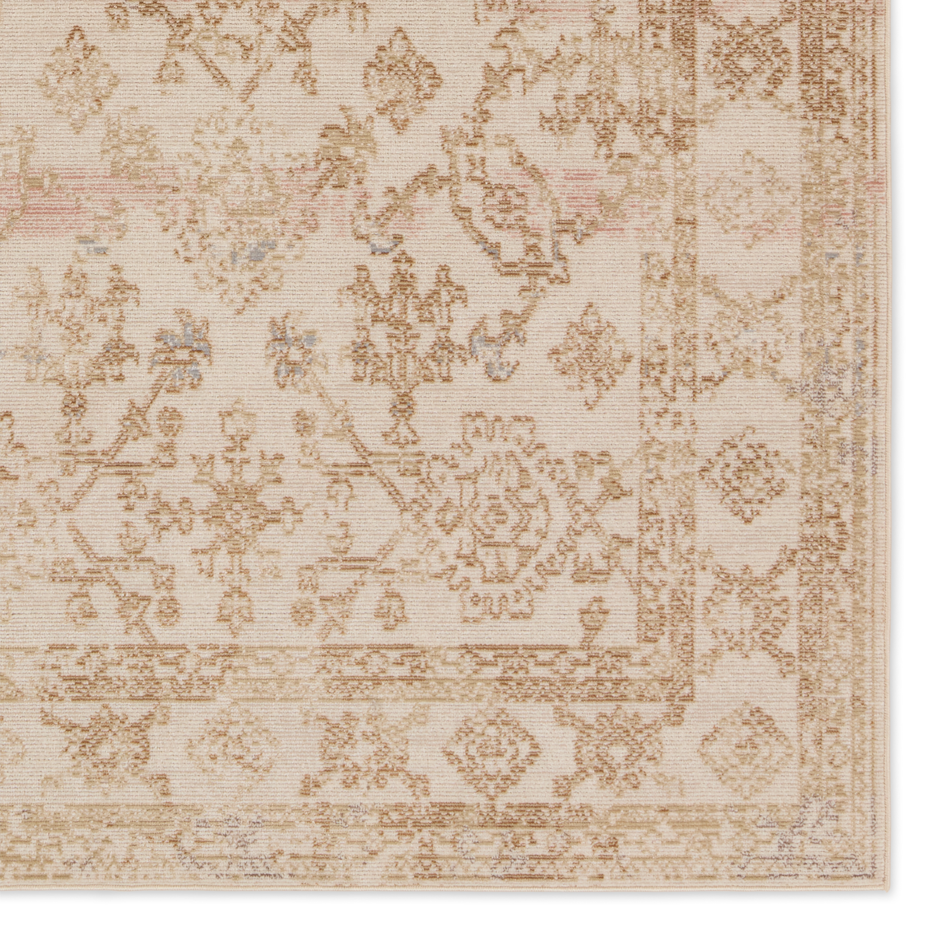 Vibe by Salerno Indoor/Outdoor Medallion Gold/ Ivory Area Rug (2'6"X4') - Image 3