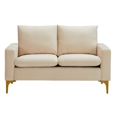 Raggs 52.74'' Wide Velvet Square Arm Sofa - Image 0