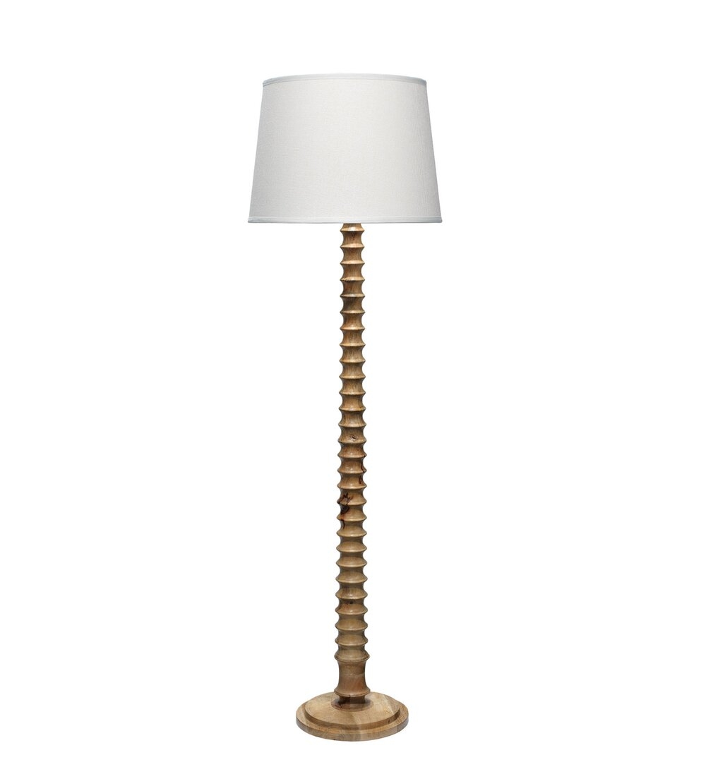 "Jamie Young Company Revolution Floor Lamp In Bleached Wood" - Image 0