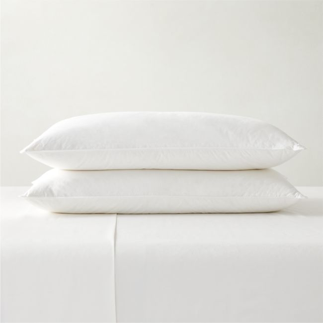 Feather-Down King Pillow Inserts Set of 2 - Image 0
