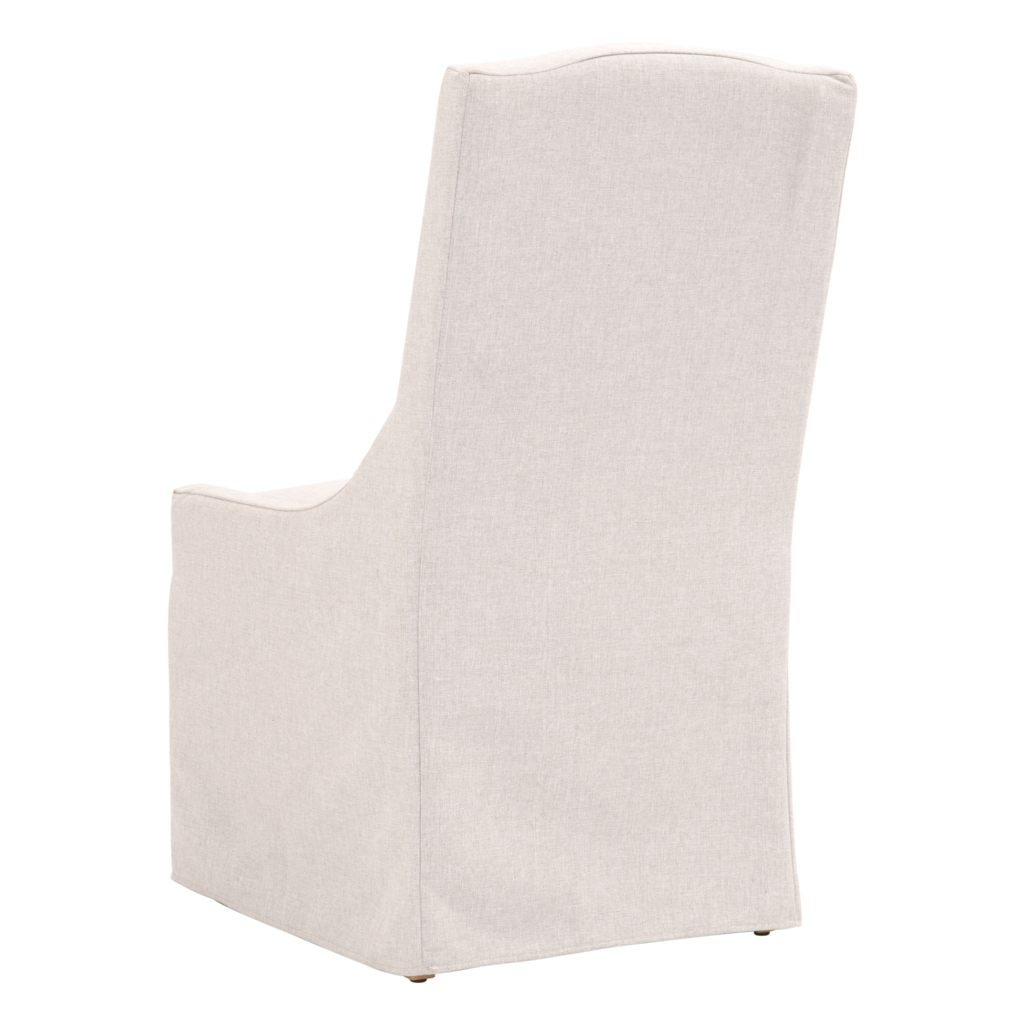 Odessa Outdoor Slipcover Dining Chair, White - Image 3