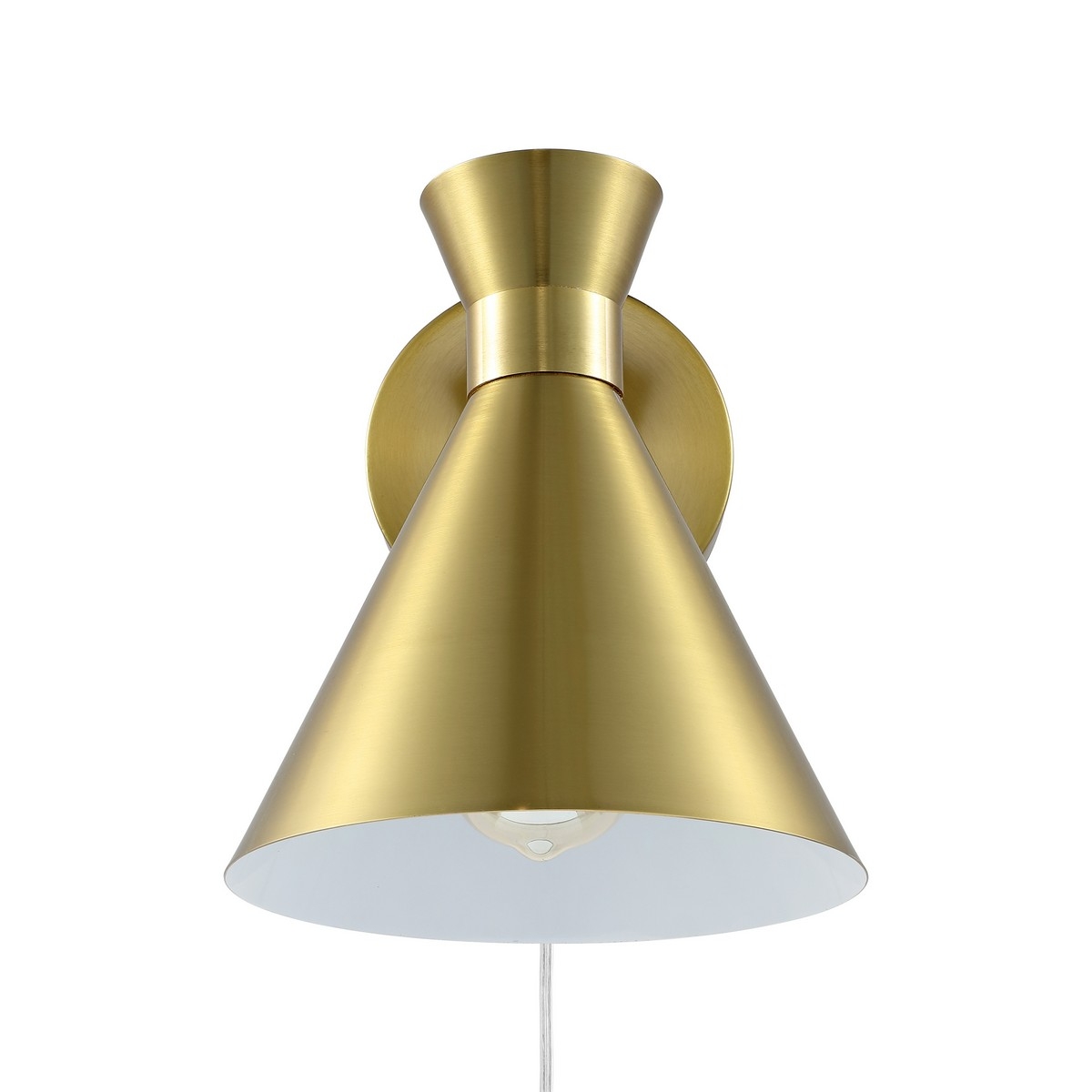 Jordie 8.25" Wall Sconce - Brass - Safavieh - Image 0