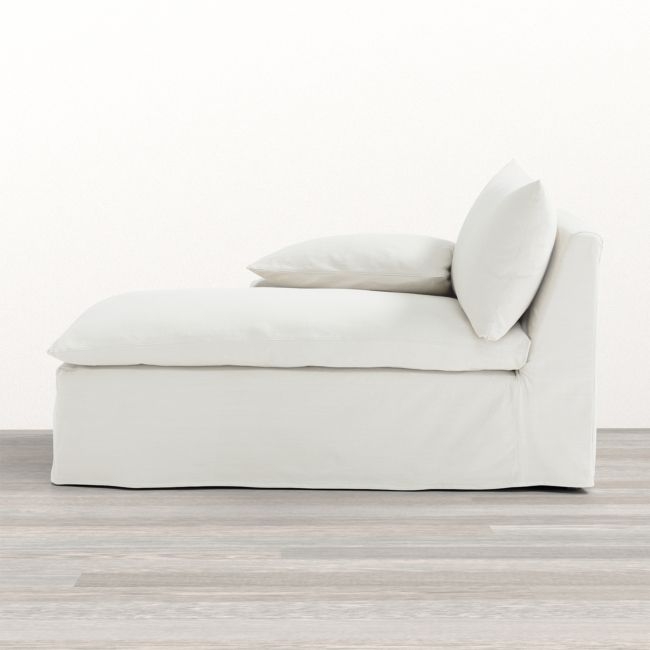 Ever Slipcovered Left-Arm Chaise - Image 0