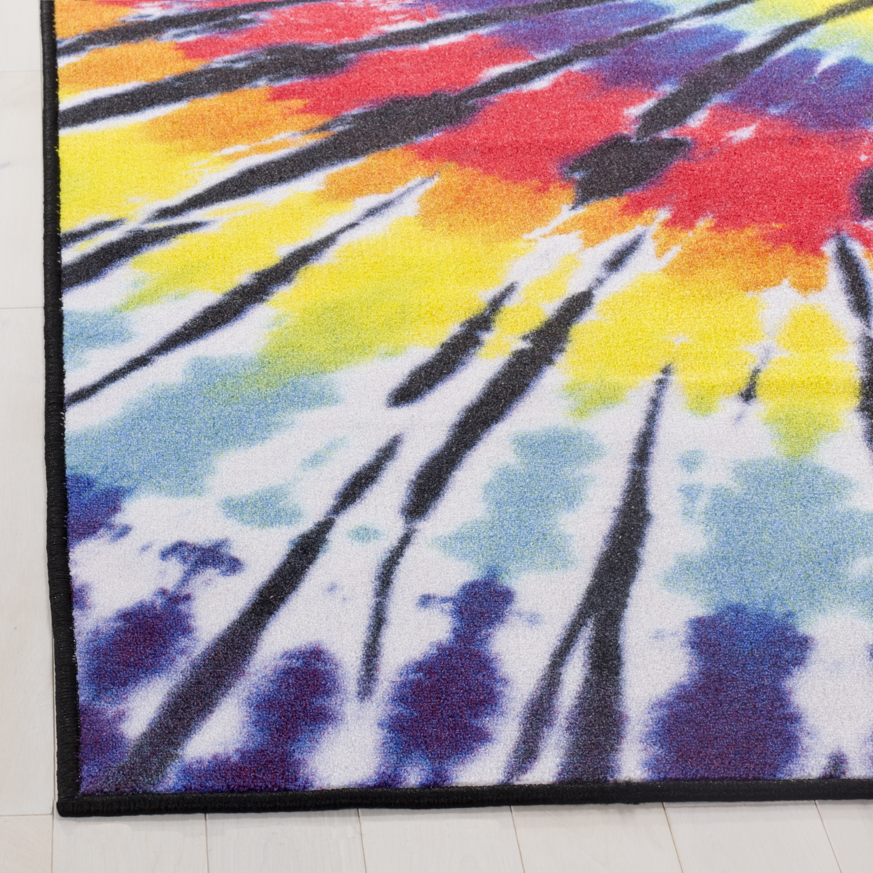 Arlo Home Woven Area Rug, PTB127A, Fuchsia/Yellow,  8' X 10' - Image 1