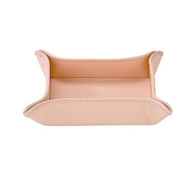 Marlo Leather Catchall, Blush - Image 0