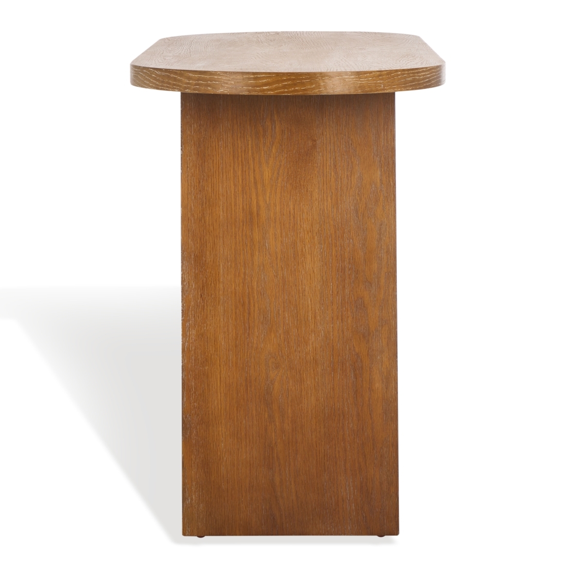 Julianna Wood Console Table - Rustic Oak/- - Image 4