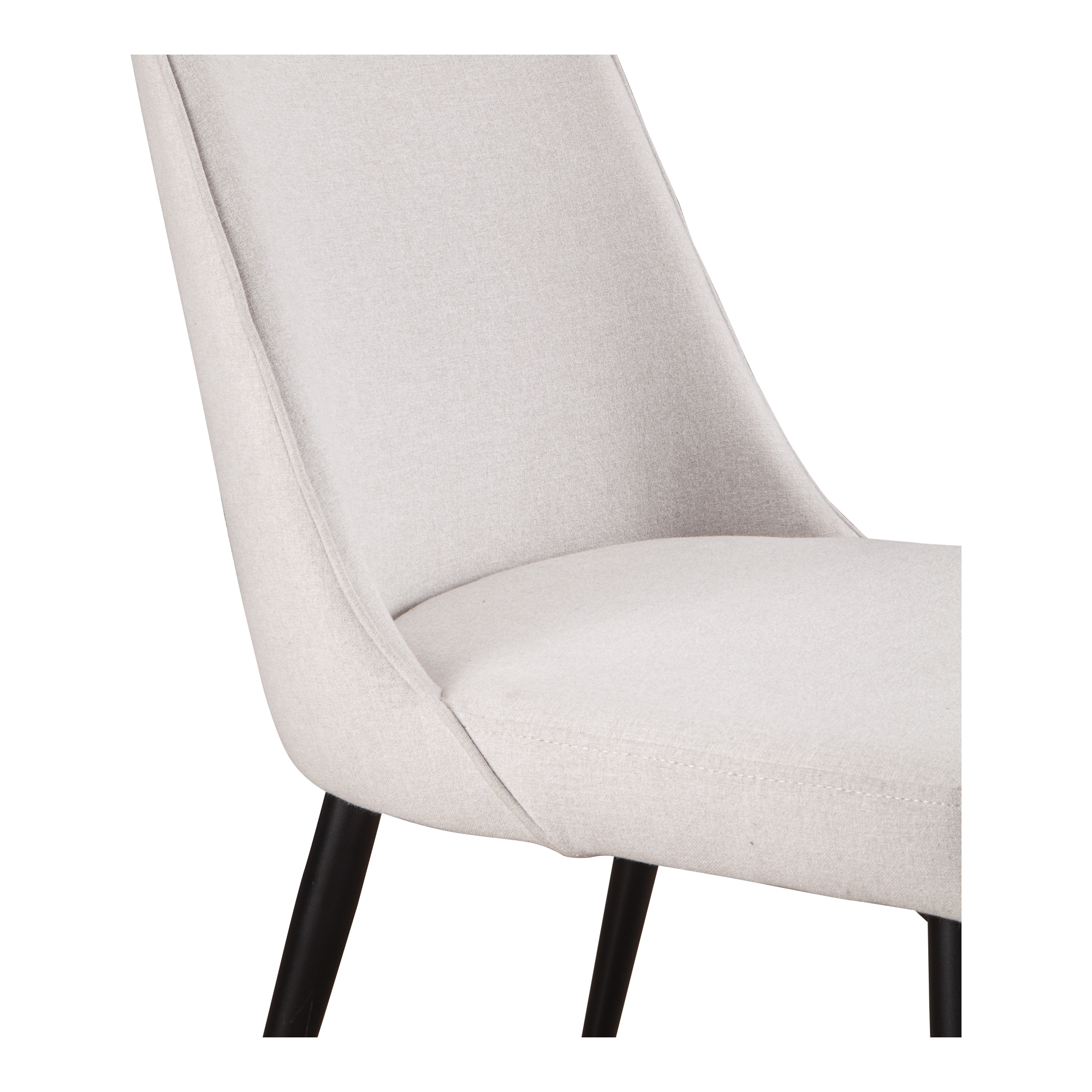Lula Dining Chair Oatmeal - Set Of Two - Image 4