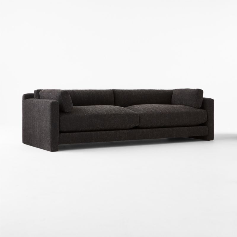 Marguerite 102" Black Boucle Sofa - Image 2