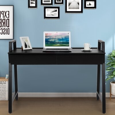 47.2" Home Office Desk With 2 Drawers - Image 0