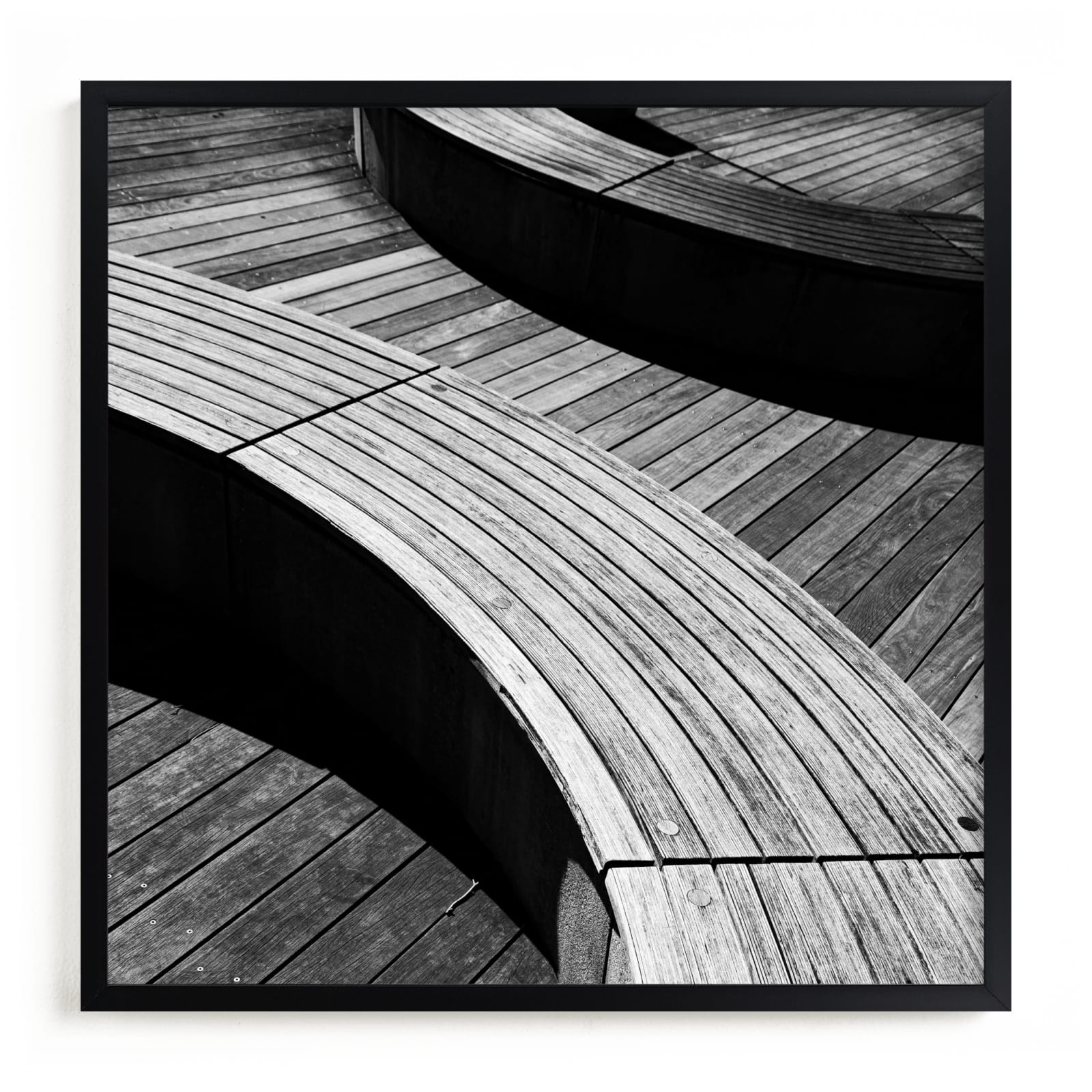 Curve Bench Geometric III Limited Edition Fine Art Print 2 - Image 0