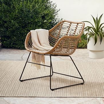 Oahu Collection, Rattan Lounge Chair, Natural - Image 1