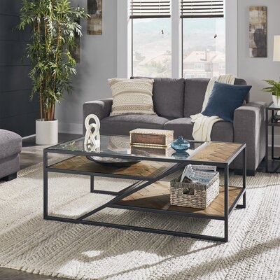 Gesine Frame Coffee Table with Storage - Image 0
