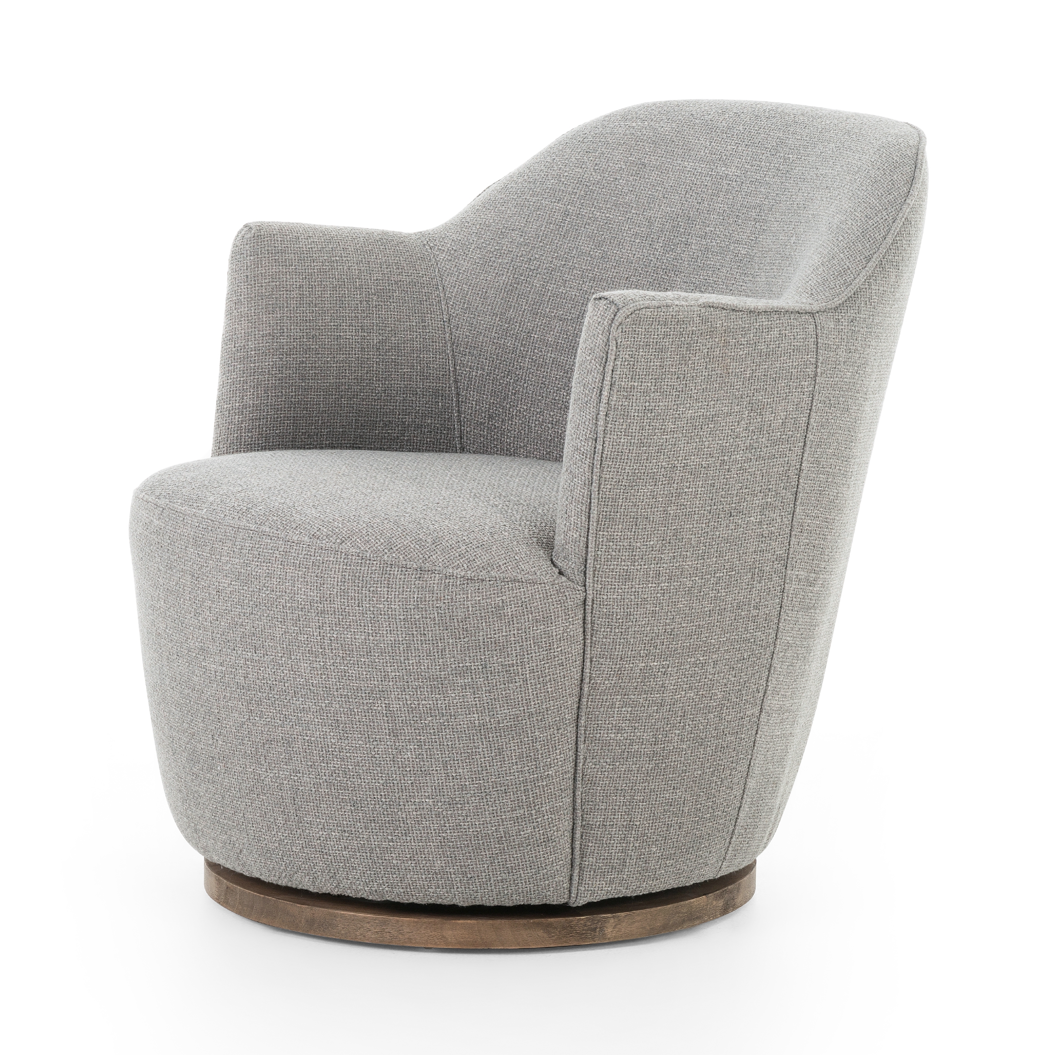Aurora Swivel Chair-Gibson Silver - Image 0