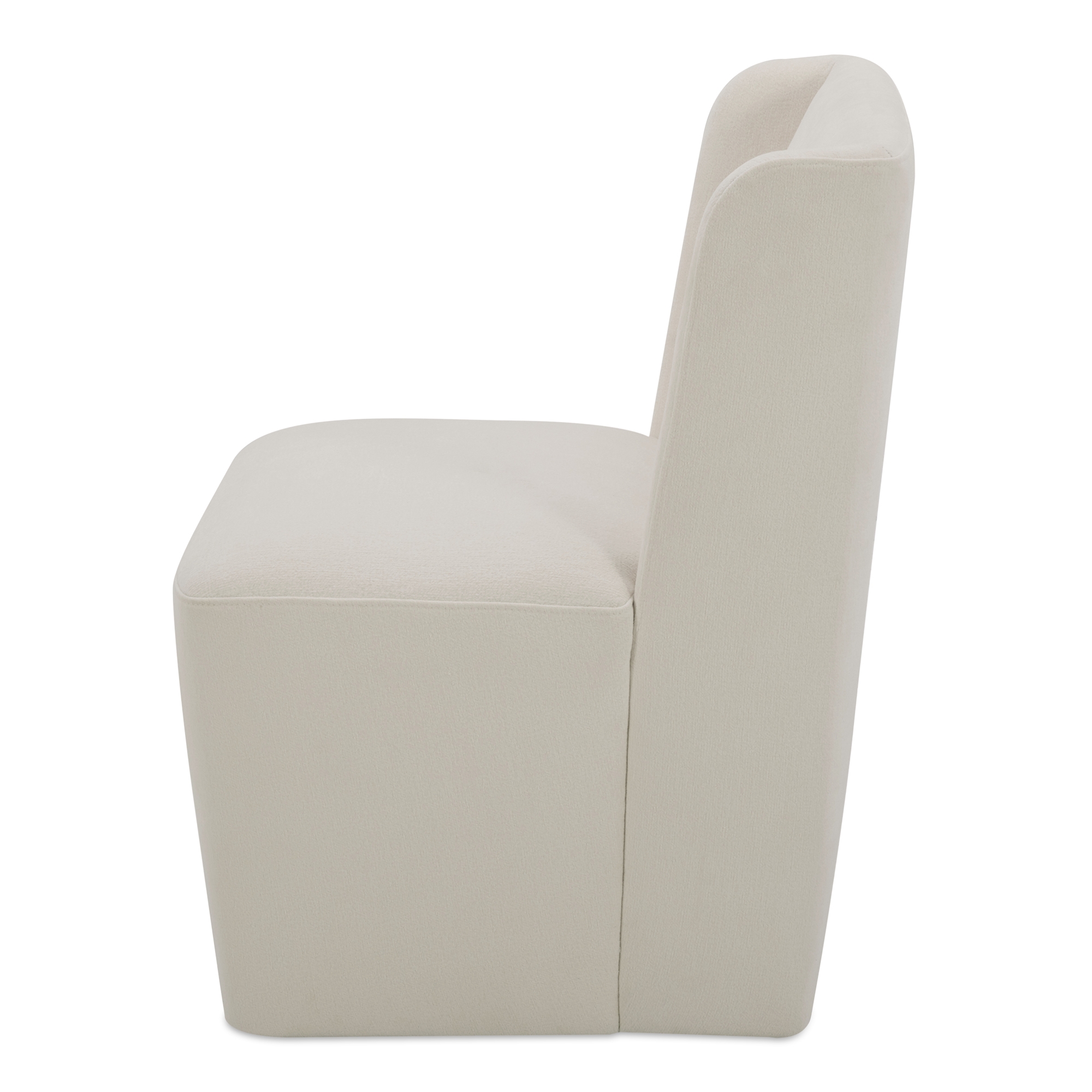 Cormac Rolling Dining Chair Cream - Image 2