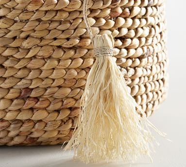 Palma Round Handled Seagrass Basket, Medium - Image 5