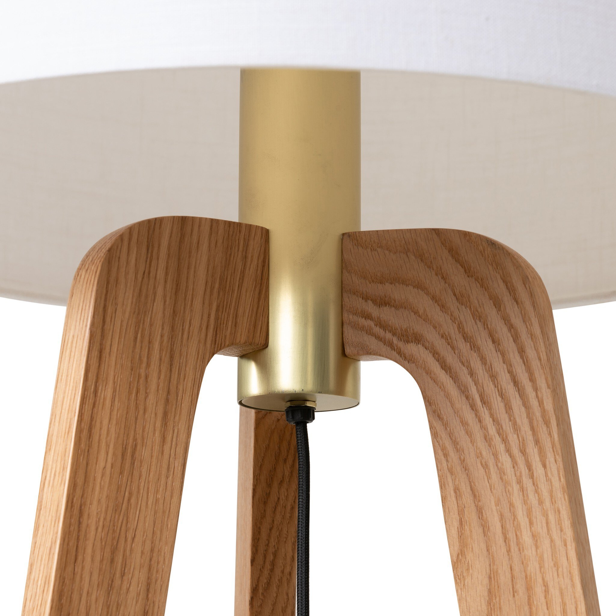 Tripod Floor Lamp - Light Oak - Image 3