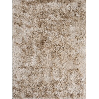 Geran Hand-Knotted Brown Area Rug - Image 0