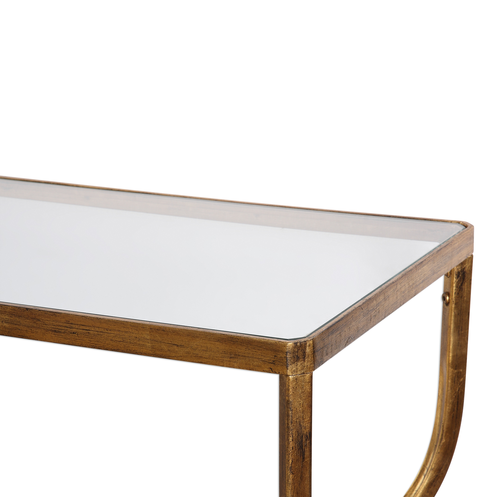 Deline Gold Console Table - Image 1